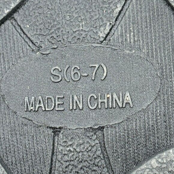 Jessica Simpson Black Fabric Faux Fur Super Soft Mule Slippers Womens Size 6-7 - Picture 11 of 11